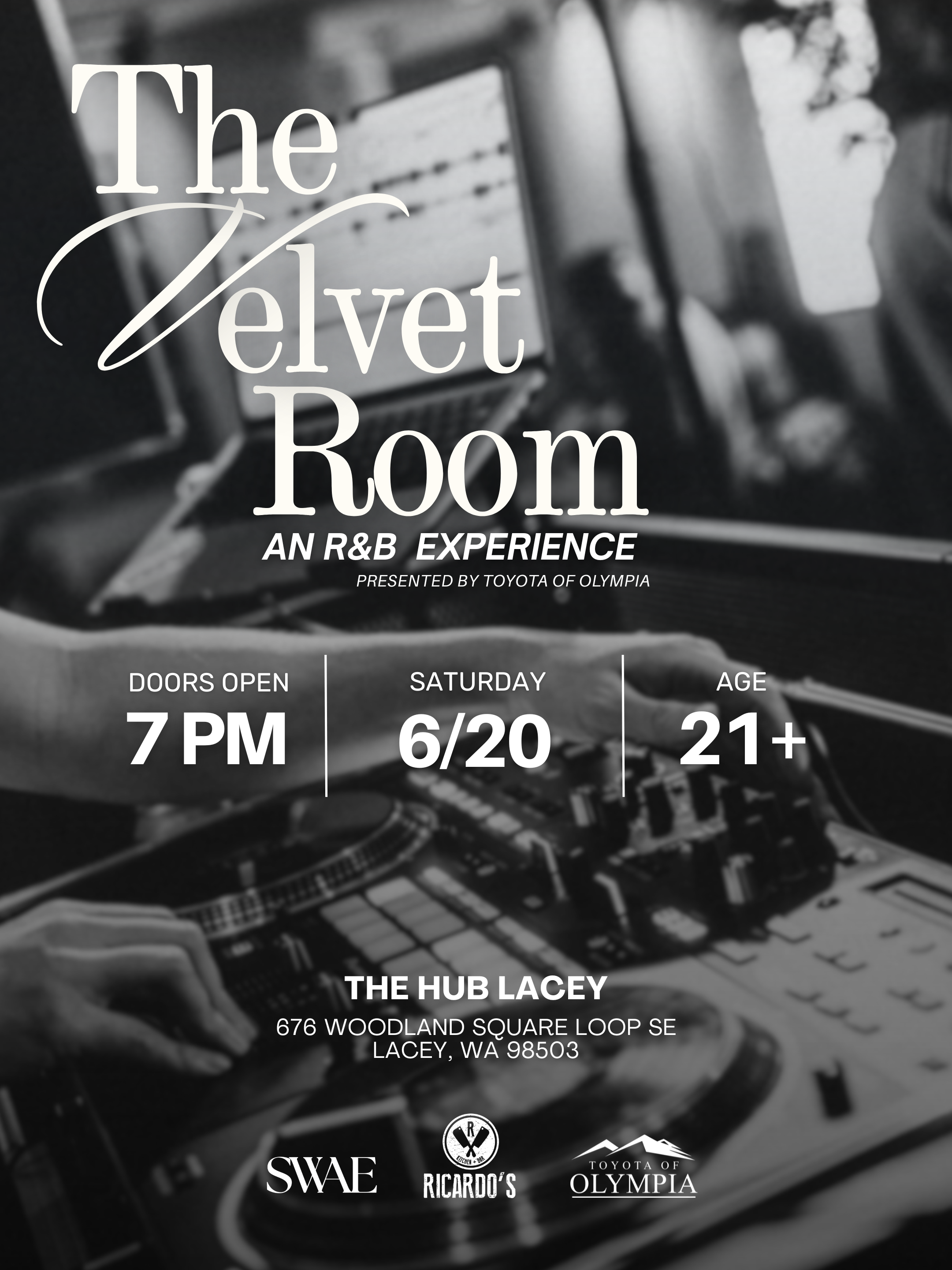 The Velvet Room: An R&B Experience — SWAE Night Market
